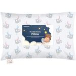 Toddler Pillow with Pillowcase - My Little Dreamy Pillow - Organic Cotton Toddler Pillows for Sleeping, Kids Pillow, Travel Pillows for Sleeping, Mini Pillow, Toddler Bed Pillows (Moon Sloth)