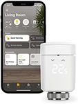 Eve Thermo - Smart Radiator Valve with LED Display, Automatic Temperature Control, no Bridge Required, Integrated Touch Controls, Bluetooth, Thread,Apple HomeKit, Made in Germany