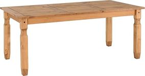 Seconique Corona 6' Dining Table in Distressed Waxed Pine