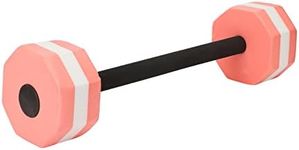 22.4 Inch Aquatic Dumbbells, Aquatic Exercise Dumbbells Swim Barbell for Bar Float Heavy Resistance Aquatic Dumbbell Pool Barbells For Men Women Kids Weight Loss Water Sports Fitness Tool(pink)