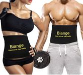 Biange Waist Trimmer for Women & Men Sweat Band Waist Trainer, Stomach Wraps for Weight Loss, Neoprene Ab Belt