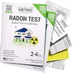 Radon Test Kit for Home - Shipping & Lab Fees Included | Easy to Use Charcoal Radon Gas Detector for Testing 2 Locations | 48h Short Term EPA Approved Radon Tester | Fully Certified Lab Testing