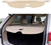 BOPARAUTO Cargo Cover for Jeep Grand Cherokee Accessories Beige 2011-2019 2020 2021 Rear Trunk Shade Cover（Not fit for 2021 Winter-2022 grand Cherokee L ）