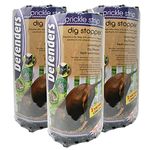 Defenders STV628M Prickle Strip Dig Stopper, Cat & Dog Repellent 28 cm x 2 m, Black 3-Pack