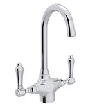 Rohl A1667LMAPC-2 5-Inch Reach Country Kitchen Single Hole Dual Handle Bar Mixer Faucet in Polished Chrome