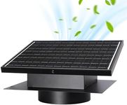 25W Solar Roof Vent Fan with 8 Inch