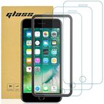 Totill [3-Pack] Compatible with iPhone 8 Plus, iPhone 7 Plus, iPhone 6s Plus, and iPhone 6 Plus Screen Protector, Tempered Glass Film 99.99% HD Clarity Case Friendly Alignment Frame Easy Installation