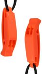 2 Pcs Emergency Whistles with Refle