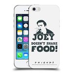 Head Case Designs Officially Licensed Friends TV Show Joey Food Quotes Soft Gel Case Compatible With Apple iPhone 5 / iPhone 5s / iPhone SE 2016