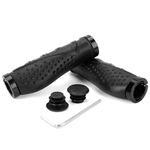 Ergonomic Design Bike Grips, Comfortable Bicycle Handlebar Grips, Single Lock-on Mountain Bike Grips, Non-Slip Handle Grips, Fit MTB, E-Bike, Hybrid, City Commuter Bikes, Scooter (Z Black)