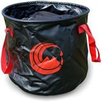 Mi Adventure Changing Bucket - Black | Collapsible Changing Mat, Durable & Waterproof with Strong Stitch Carrying Straps, Doubles as The Perfect Beach Bag or Outdoor Sports Equipment Container