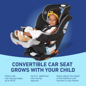 Graco Extend2Fit Convertible Car Seat – Rear & Forward Facing