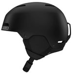 Giro Ledge Ski Helmet - Snowboard Helmet for Men, Women & Youth - Matte Black - Size M (55.5-59 cm)