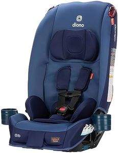 Diono Radian 3R, All-in-One Convertible Car Seat, Rear and Forward Facing, 10 Years 1 Car Seat, Slim Fit 3 Across, Blue Surge