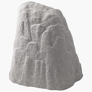 Emsco Group 2282 Natural Granite Appearance – Extra Large & Tall – Lightweight – Easy to Install Landscape Rock, Large