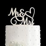Mr and Mrs Cake Topper, Bride and G