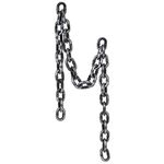 Beistle 43 00043 Plastic Chain, Black/Gray