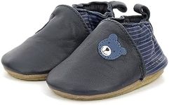 Robeez Doubear CRP Crib Shoe, Marine, 1.5 UK Child