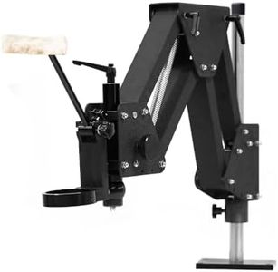 Lakimi Adjustable Spring Arm Stand for Binocular Stereo Microscope MS01A, Heavy-Duty Metal Base with Precision Positioning