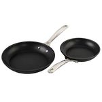 Le Creuset Toughened Nonstick PRO Cookware Set, 2 pc. (8" & 10" Fry Pan),Gray