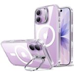 ESR for iPhone 17 Case, Camera Control Cover, Stash Stand, Compatible with MagSafe Accessories, TPU, Military-Grade Drop Protection, Hybrid Series, Clear