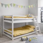 Noa and Nani - Hilda Cabin Bed with Bunk Underbed - (White)