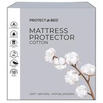 Protect-A-Bed Cotton Jersey Mattress Protector, King