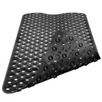 DOPROP Premium Non Slip Bath Mats for Elderly Children Extra Long Luxury Bathtub Mats Runners with Safety Suction Cups Best Bathroom Accessories Shower Mat Rugs for Inside Bath,Classic Black,100X40CM