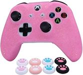 ROTOMOON Glitter Silicone Controller Skins for Xbox One with 8 Thumb Grips, Sweat-Proof Anti-Slip Controller Cover Skin Protector Compatible with Xbox One S/X Controller