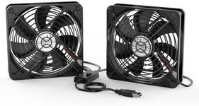 ELUTENG Dual 120mm USB Fan with 3 S