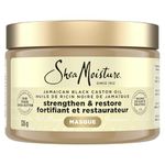 Shea Moisture Strengthen & Restore Hair Treatment Masque for dry hair Jamaican Black Castor Oil deep conditioner with Shea Butter, Peppermint and Apple Cider Vinegar 326 g