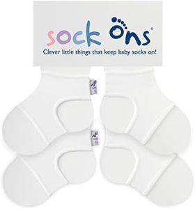 Sock Ons 6 – 12 mesi – Confezione regalo disponibile bianco White Twin Pack 6-12 mesi