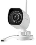 Zmodo 1080p Full HD Outdoor Wireless Security Camera System, Plug-in, Smart Home Indoor Outdoor WiFi IP Camera with Night Vision, Compatible with Alexa