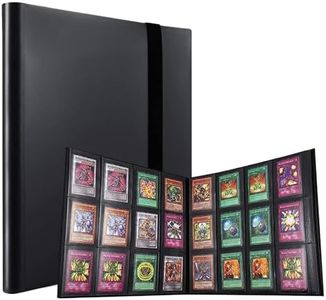 Carte Album Carte Pokemon, Album Carte Collezione, Raccoglitore Carte 480 Tasche Raccoglitore Carte, 40 Pagine, 12 Tasche per Pagina (Nero)
