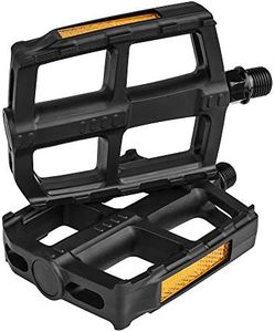 BV Bike Pedals - 2-Set, Universal Fit Bicycle Pedal 9/16" Compatible, Non-Slip & Durable Lightweight for Most Adult Bikes & MTB