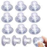 HLBKPX 12 Pcs Limpets for Caravan Awning, Van Side Fix Pads Kit, High Grip Suction Cups Glass Suction Pads PVC for Motorhome Campervan Van Canopy and Hanging Organiser (4.5cm)