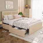 Yechen Queen Bed Frame with Natural