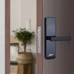 Godrej Locking Solutions and Systems Digital LocksICatus Touch PlusISmart Lock for Wooden DoorI4 in 1 AccessIFingerprintIRfidIPin AccessIMechanical KeyIBlack FinishI3 Years Warranty-Steel