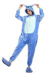 Unisex Adult Onesie Animal Pajamas One Piece Animal Halloween Costumes Cosplay Christmas Sleepwear Suit for Women and Men