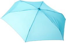 Totes Classics Micro Manual Compact Umbrella, Blue, One Size