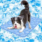 Dog Cooling Mat, Rywell Large Thickened Self Cooling Mat for Dog& Cats, Waterproof Non-Slip Washable Foldable Reusable Dog Mat, 36"x 27"