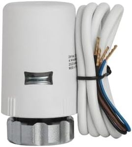 WiseWater 4 Wire Electric Thermal Actuator 24V Normally Closed Thermal Actuator M30x1.5 Thread for Zone Valves PEX Rdiant Manifold Floor Heating manifold in Underfloor Heating System