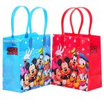 Disney Mickey Mouse and Friends Character 12 Premium Quality Party Favor Reusable Goodie Small Gift Bags by Mickey & Friends