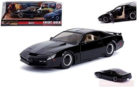 Jada Toys Scale Model Compatible with Pontiac Firebird 1982 K.I.T.T. Knight Rider W/Lights cm 20 1:24 JADA30086