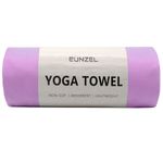 Hot Yoga Towel Non Slip Yoga Mat Towel Non-Slip Sweat Absorbent Microfiber Towel for Hot Yoga, Pilates and Workout 72" x 26.5", Purple