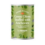 by Amazon Green Olives Stuffed With Anchovies, 400g