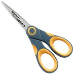 Westcott 5-Inch Straight Titanium Bonded Non-Stick Scissor E-33650 00,Yellow