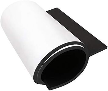 Dualplex Neoprene Sponge Foam Rubber Roll Adhesive, 15X60 Inches X 1/4" Thick, Perfect Cosplay Padding, DIY Project Sheet | Easy Cut Adhesive Multi-Function Soundproof Rubber Foam Sheet