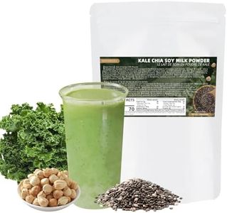 BAYUEDEGUA-Kale Chia Soy Milk Powder 200g/7.05oz Fitness and Satiety,Self-Discipline Meal Substitute Powder,More Hunger Resistant. Includes 10 Small Bags.