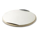 Weber Original Round Pizza Stone with Baking Tray (26 cm, Brown)